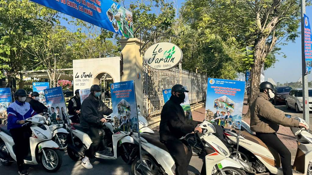 Hình ảnh tại lễ ra quân Tổng điều tra kinh tế năm 2026.