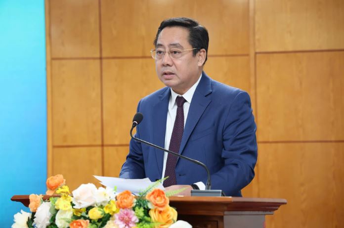 Trưởng Thống kê, Phó Trưởng ban Thường trực Ban Chỉ đạo Tổng điều tra kinh tế năm 2026 Hà Nội Phạm Hoài Nam phát biểu tại lễ phát động.