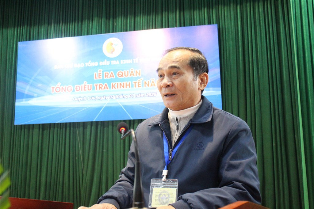 Ông Đặng Văn Dương – đại diện điều tra viên phát biểu, bày tỏ quyết tâm và cam kết thực hiện nghiêm Phương án điều tra, thu thập thông tin trung thực, chính xác